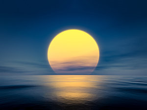 大海天空海面海景夕阳朝霞黄昏落日晚霞