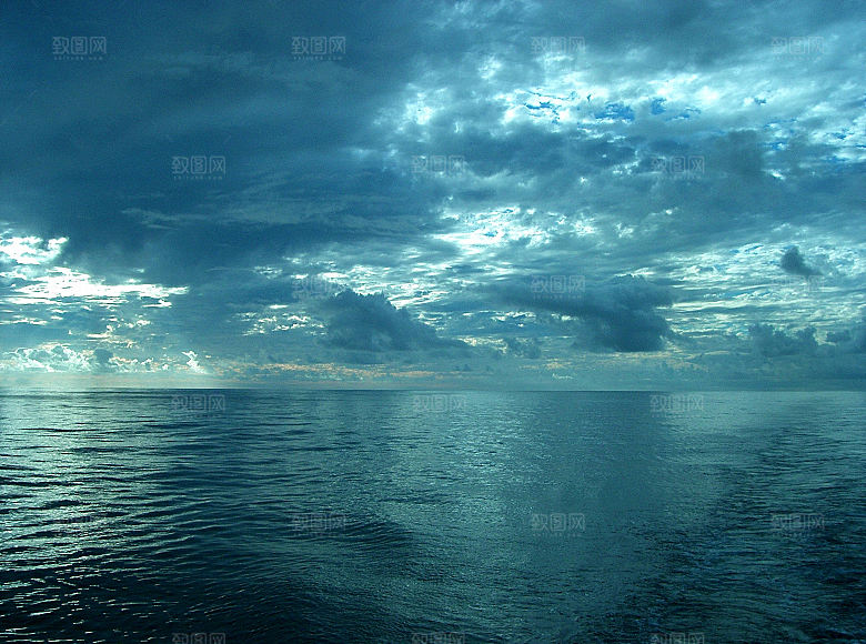 大海天空海面海景夕阳朝霞黄昏落日晚霞