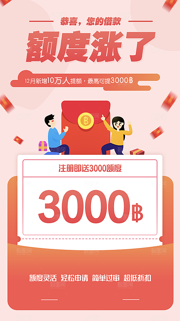 投资理财养老H5长图