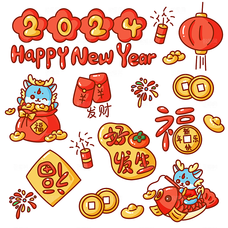 2024龙年元素