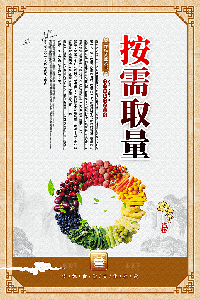 食堂餐饮工艺宣传广告