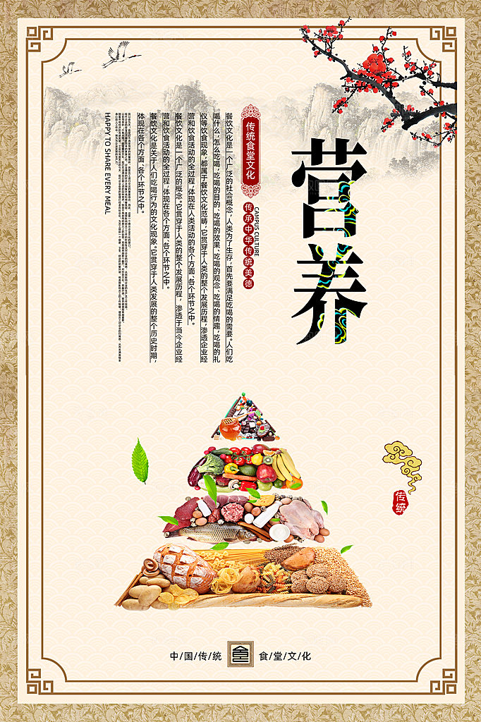 食堂餐饮工艺宣传广告