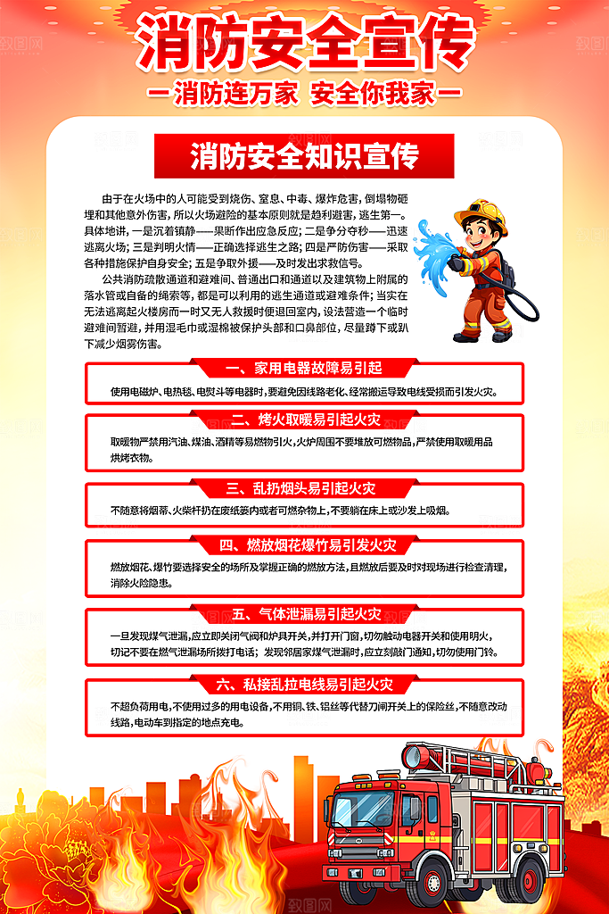 消防防火宣传广告