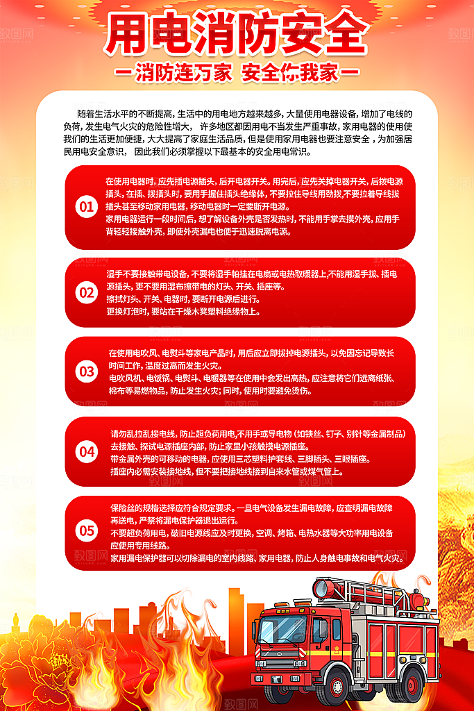 消防防火宣传广告