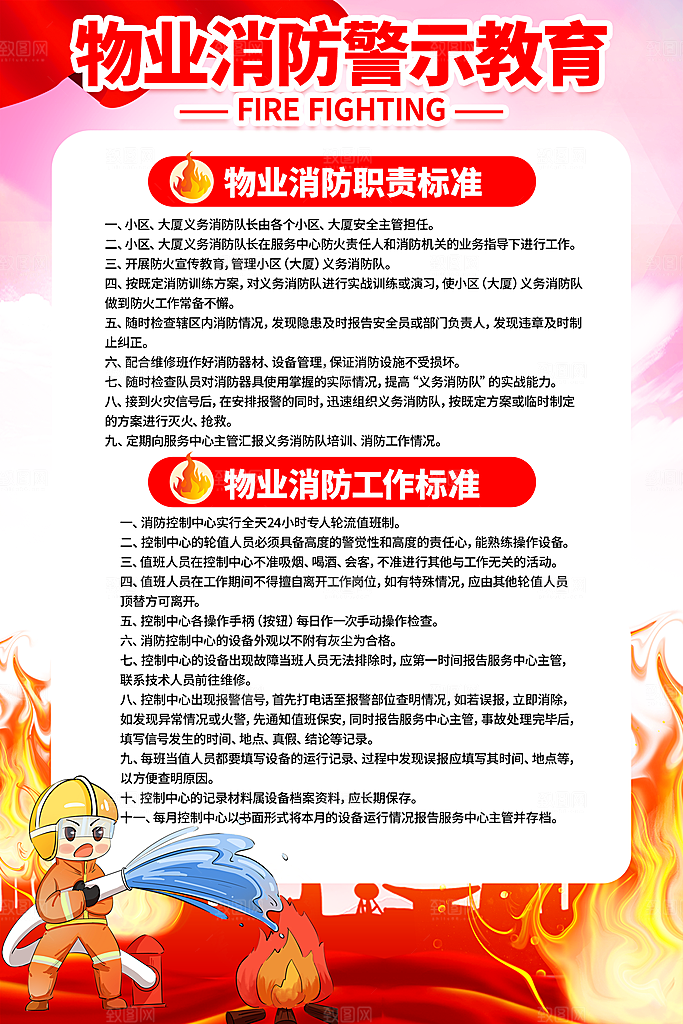 消防防火宣传广告