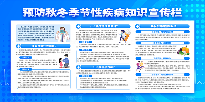 冬季健康教育宣传栏图片