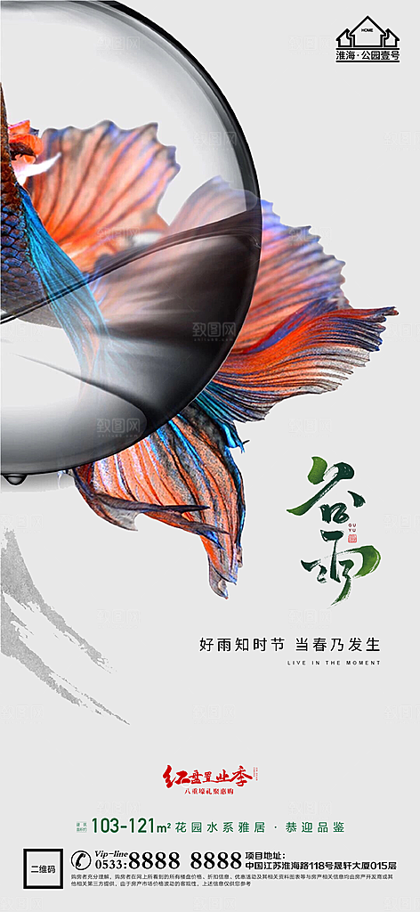 谷雨宣传推广海报