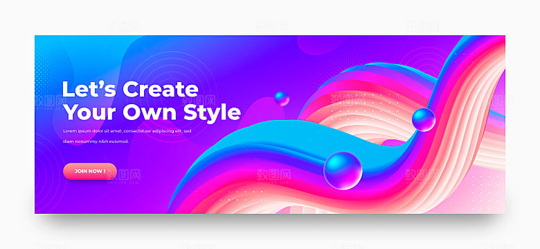 抽象渐变矢量banner