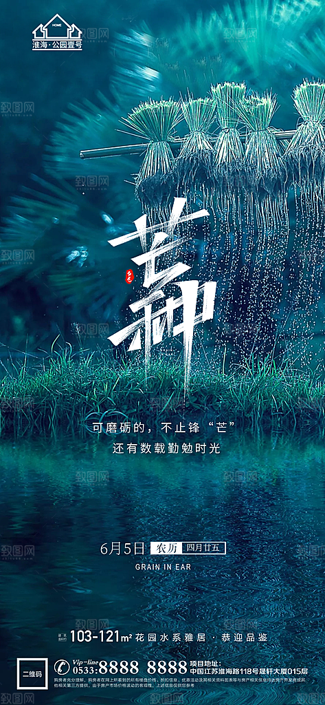芒种推广宣传海报