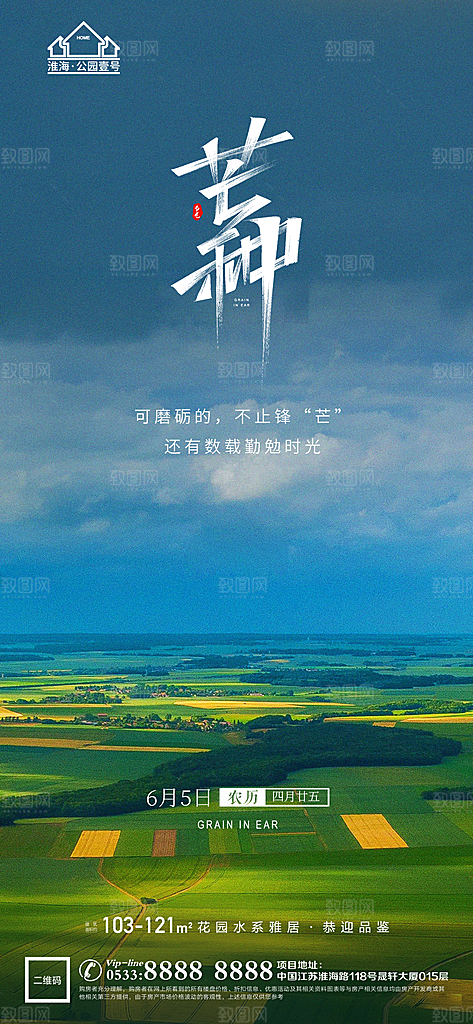 芒种推广宣传海报