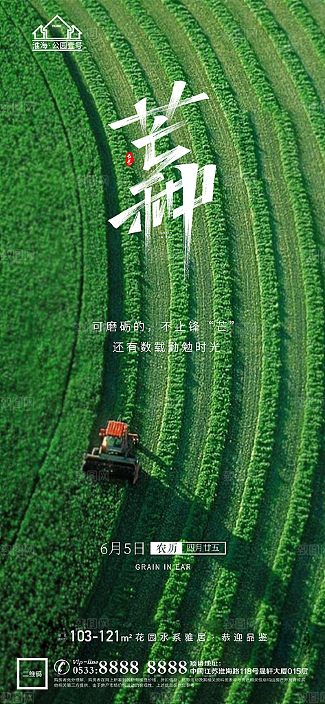芒种推广宣传海报