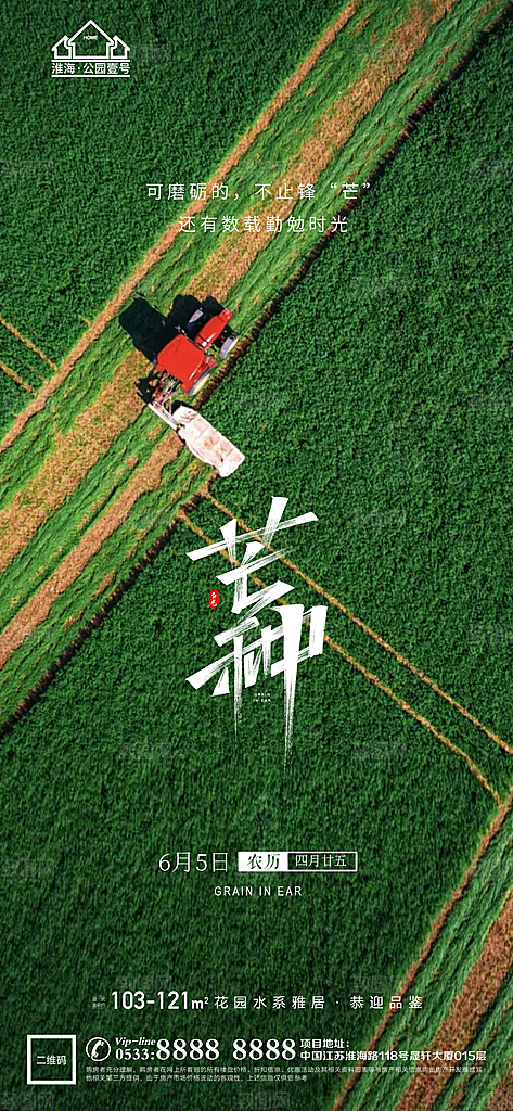 芒种推广宣传海报