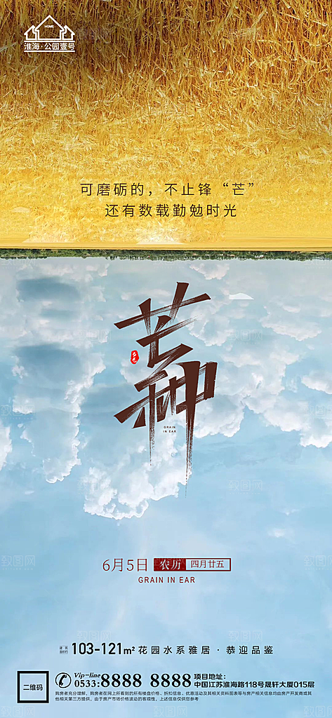 芒种推广宣传海报
