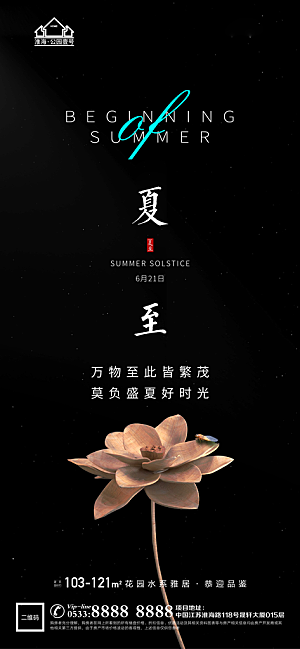 夏至推广宣传海报