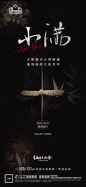 小满推广宣传海报