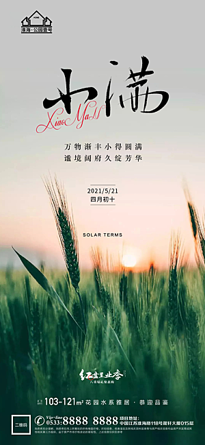 小满推广宣传海报