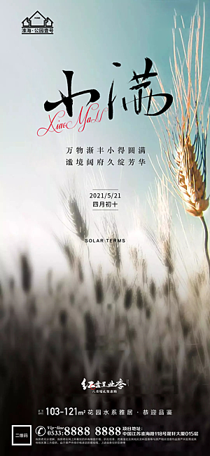 小满推广宣传海报