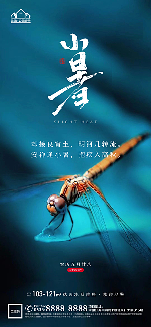 小暑推广宣传海报