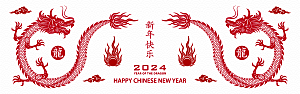 2024龙年简约大气元素
