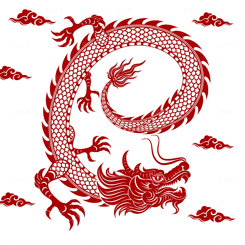 2024龙年简约大气元素