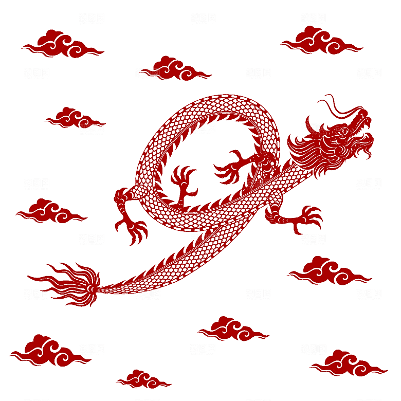 2024龙年简约大气元素