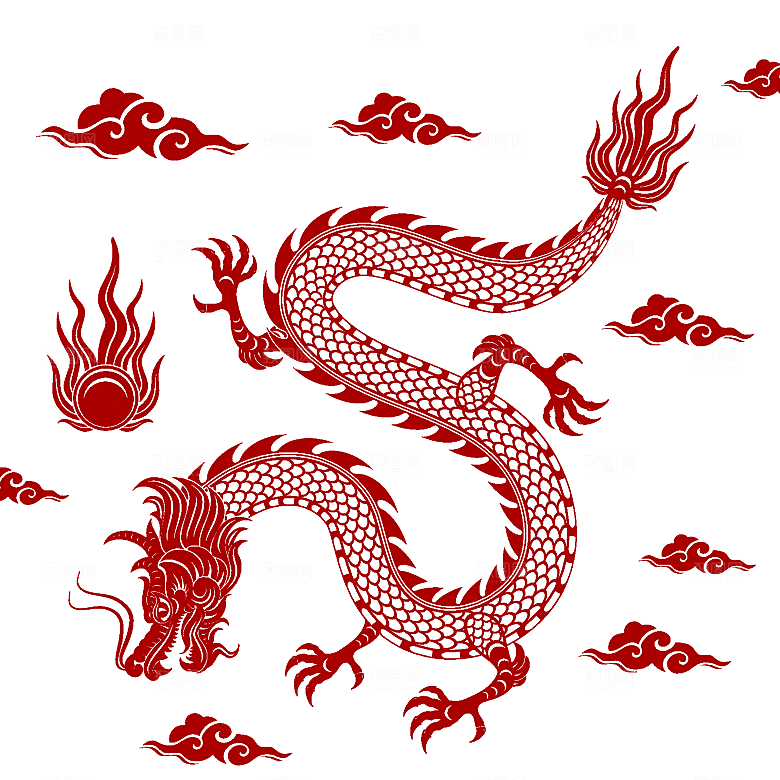 2024龙年简约大气元素