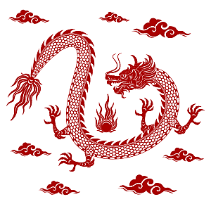 2024龙年简约大气元素