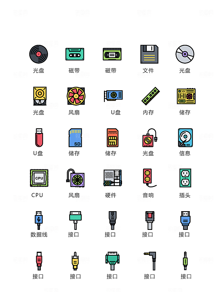 电商网购程序小图标