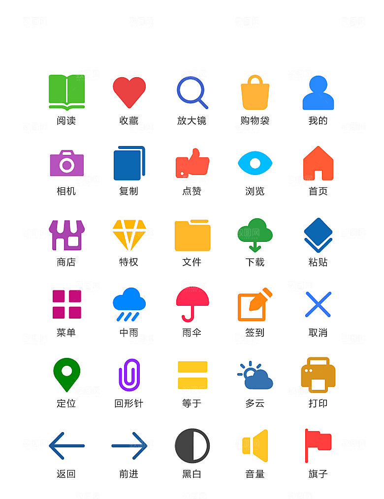 电商网购程序小图标