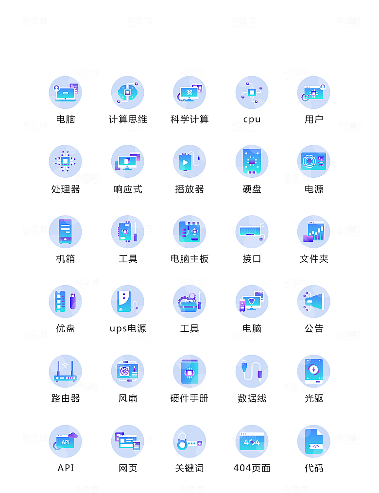 电商网购程序小图标