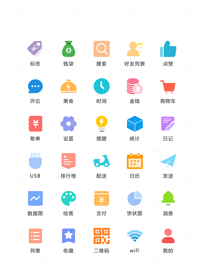 电商网购程序小图标