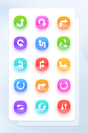扁平程序应用app图标