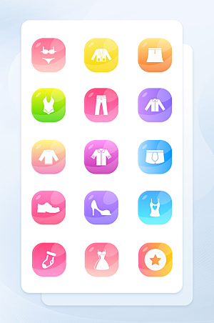 扁平程序应用app图标