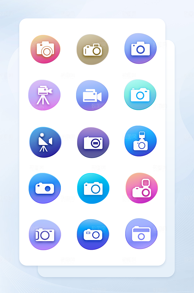 扁平程序应用app图标