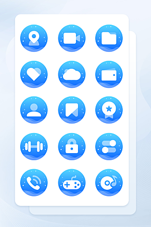 扁平程序应用app图标