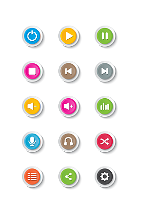 扁平程序应用app图标