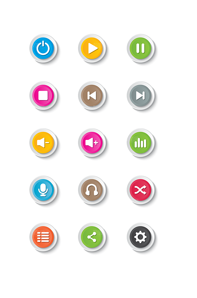扁平程序应用app图标
