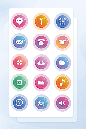 扁平程序应用app图标