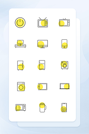 扁平程序应用app图标