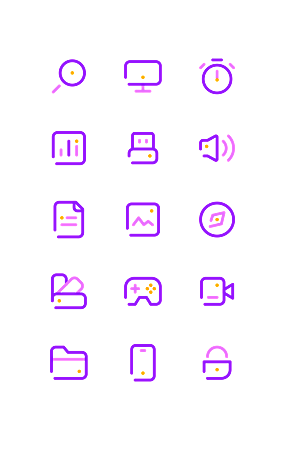 扁平程序应用app图标