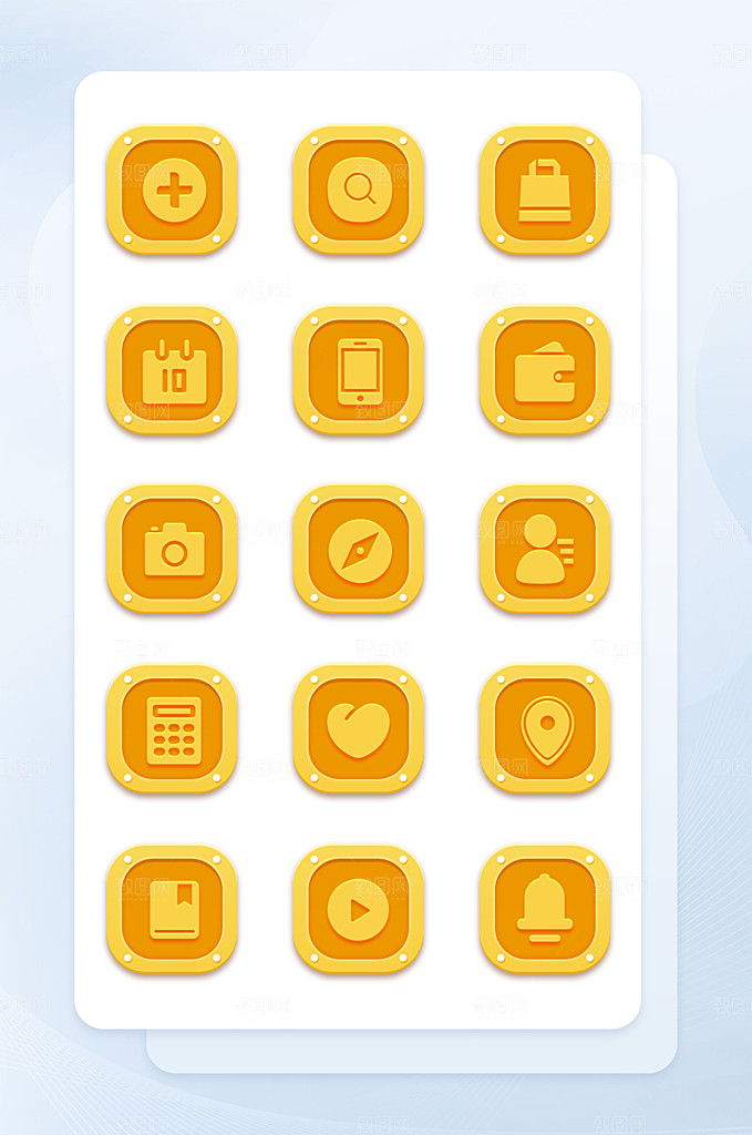 扁平程序应用app图标