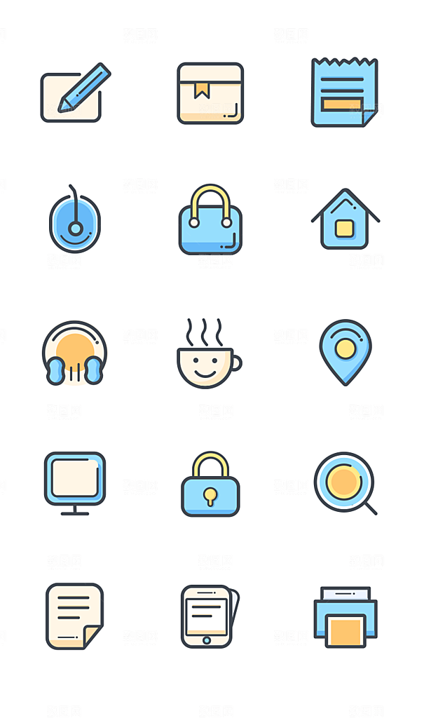 扁平程序应用app图标