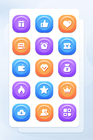 扁平程序应用app图标