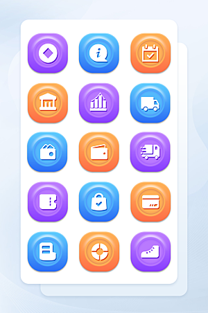 扁平程序应用app图标