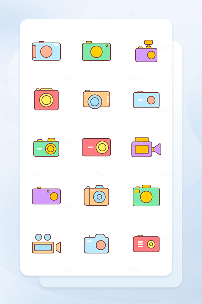 扁平程序应用app图标
