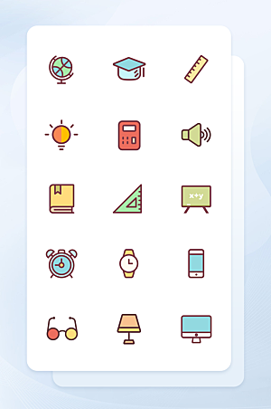 扁平程序应用app图标