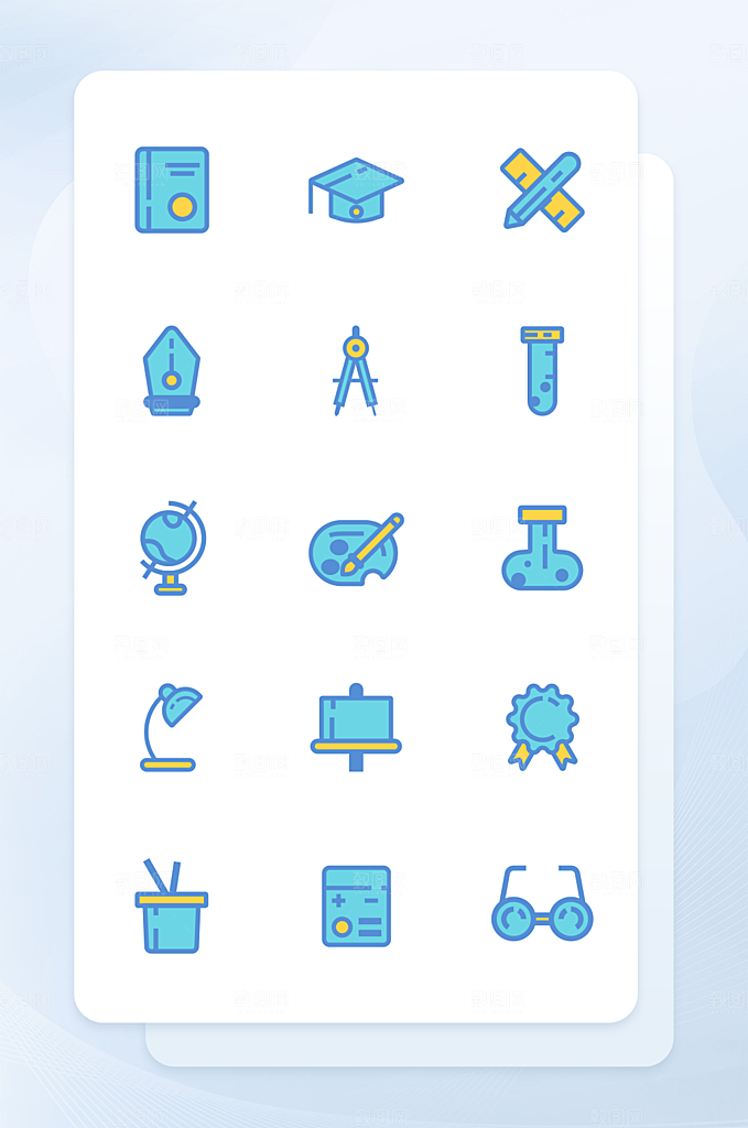 扁平程序应用app图标