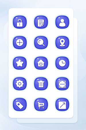 扁平程序应用app图标
