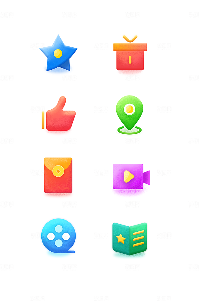 扁平程序应用app图标