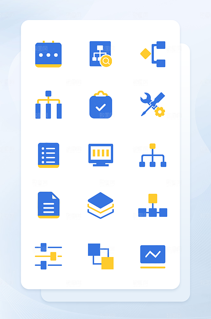扁平程序应用app图标